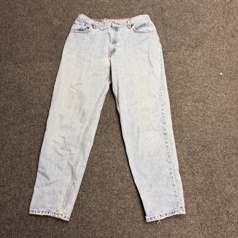 Vintage Levis 550 Relaxed Fit Tapered Leg Jeans Light Wash 12 MIS 15551-4892